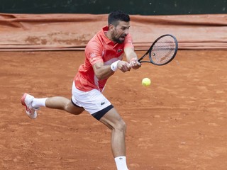 Srbský tenista Novak Djokovič na turnaji ATP v Ženeve.