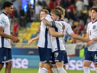 Futbalisti Anglicka na EURO U21 2025