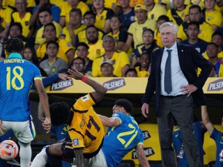 Carlo Ancelotti na lavičke Brazílie