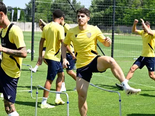 Ammar Ramadan počas tréningu v rámci letnej prípravy tímu FC DAC 1904 Dunajská Streda.