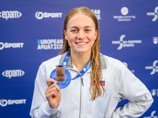 Na snímke slovenská plavkyňa Tamara Potocká.