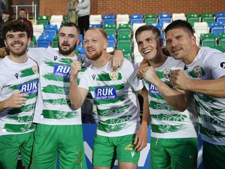 Futbalisti klubu The New Saints.