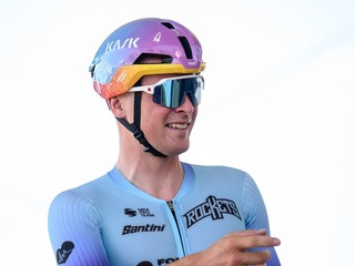 Slovenský cyklista Lukáš Kubiš.