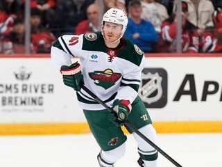Gustav Nyquist v drese Minnesoty Wild.