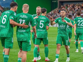 Futbalisti 1. FC Tatran Prešov.