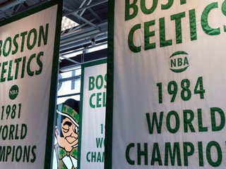 Logo klubu Boston Celtics.