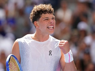 Americký tenista Ben Shelton počas grandslamového US Open 2025. 