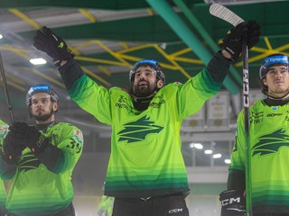 Hráči Žiliny sa radujú z výhry  po zápase Tipsport ligy.