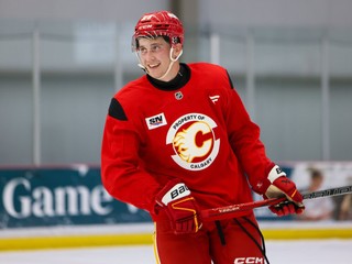 Samuel Honzek počas prípravného kempu pred novou sezónou.