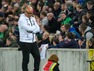 Na snímke tréner slovenskej futbalovej reprezentácie Francesco Calzona.