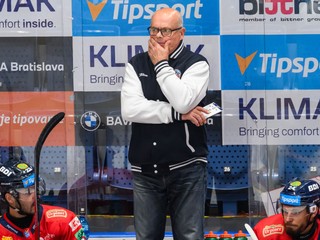 Na snímke tréner HKM Zvolen.