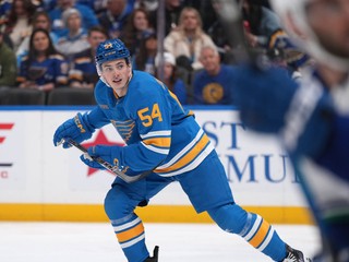 Dalibor Dvorský v drese St. Louis Blues.
