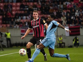 Fotka z derby FC Spartak Trnava - ŠK Slovan Bratislava.