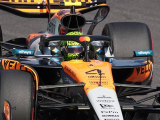 Lando Norris počas Veľkej ceny Mexika 2025.