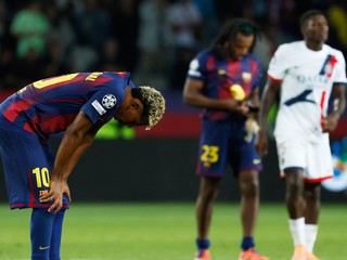 Lamine Yamal po zápase Ligy majstrov s PSG.