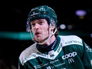 Marián Studenič v drese Färjestadu. 