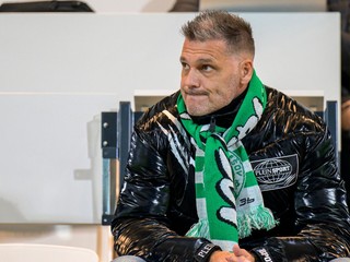 Na snímke hlavný tréner Prešova Vladimír Cifranič.