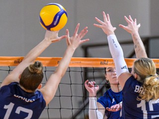 Volejbalistky Slovana Bratislava.