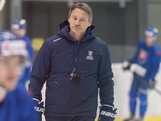 Na snímke tréner slovenskej hokejovej reprezentácie Vladimír Országh.