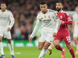 Fotka zo zápasu Ligy majstrov medzi Reaom Madrid a FC Liverpool.