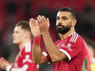 Mohamed Salah v drese Liverpoolu.