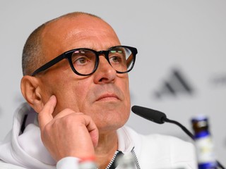 Na snímke tréner slovenskej futbalovej reprezentácie Francesco Calzona.