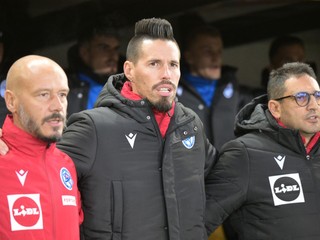 Asistent trénera Marek Hamšík.
