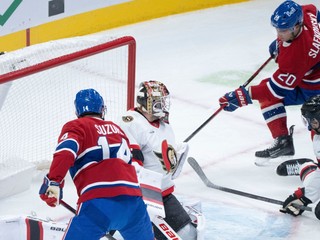 Juraj Slafkovský skóroval po asistencii Nicka Suzukiho.