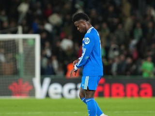 Vinicius Junior v zápase proti Elche.
