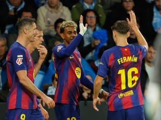 Futbalisti FC Barcelona.