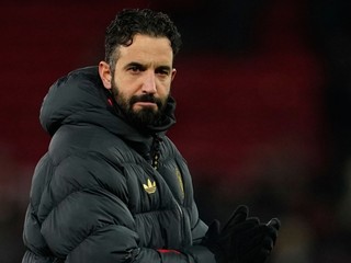 Tréneru Manchestru United Ruben Amorim.