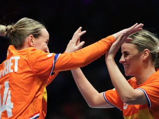 Radosť holandských hádzanárok.
