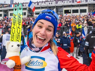 Paulína Bátovská Fialková po stíhacích pretekoch Svetového pohára v Annecy - Le Grand-Bornand.