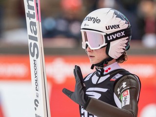 Slovinská skokanka na lyžiach Nika Prevcová.