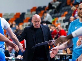 Na snímke tréner BC Slovan Bratislava Aramis Naglič.