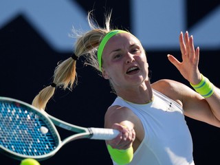 Na snímke slovenská tenistka Rebecca Šramková.