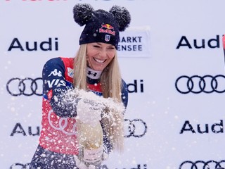 Americká lyžiarka Lindsey Vonnová.