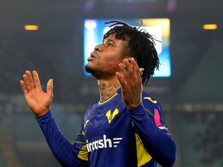 Gift Orban počas zápasu s Udinese.