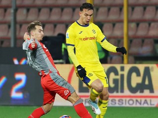 Momentka zo zápasu Cremonese - Verona