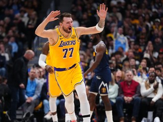 Slovinský basketbalista Luka Dončič.