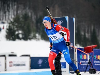 Tamara Molentová počas pretekov IBU Cupu v Osrblí 2026.