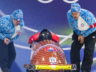 Na snímke slovenská bobistka Viktória Čerňanská.