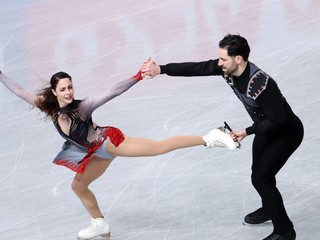 Deanna Stellatová-Dudeková a Maxime Deschamps.