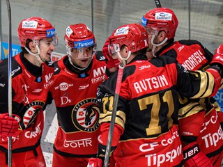 Radosť hokejistov Prešova.