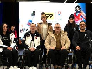 Na snímke predstavenie oficiálneho športového oblečenia počas podujatia "Všetko podstatné k ZPH 2026".