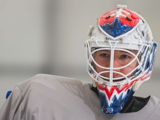 Na snímke brankár Adam Gajan.