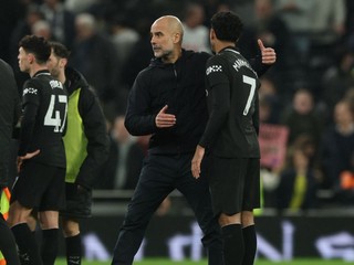 Tréner Manchestru City Pep Guardiola po zápase.