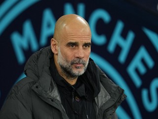 Tréner Manchestru City Pep Guardiola.