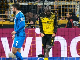 Momentka zo zápasu Borussia Dortmund - 1. FC Heidenheim 