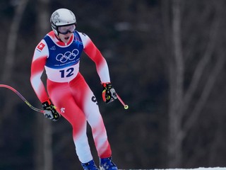 Švajčiar Marco Odermatt počas tréningu.